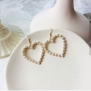 18k Gold Plated Freshwater Cultured Pearl Earrings New